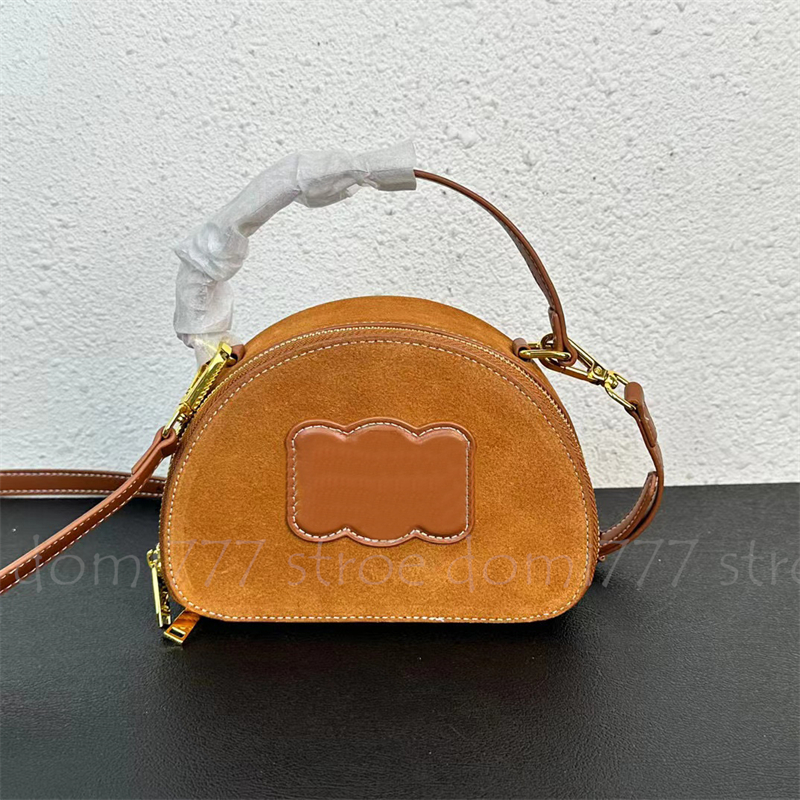Fashion Women's Mini Handbag Half Moon Bag 18x12x6cm Shoulder Bag Cosmetic Bags-image-906748780