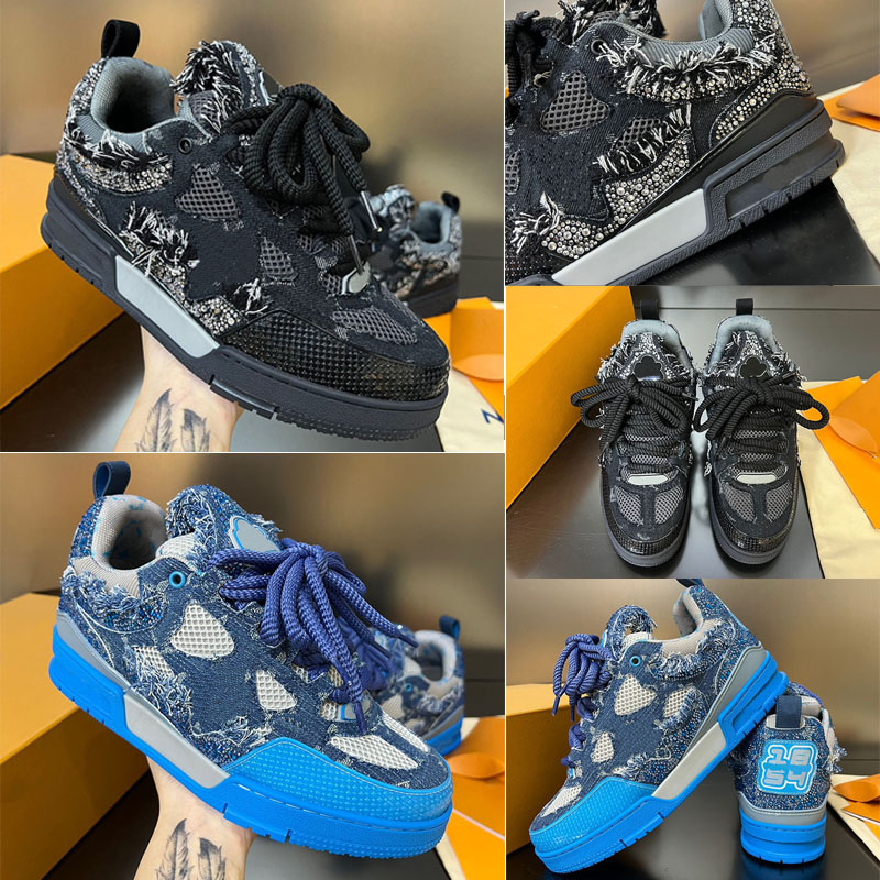 Designer bread shoes men Sneakers Womens unique With diamond leather made upper ventilate mesh bicolor model side incorporates Flower 1854 sports-image-946264608