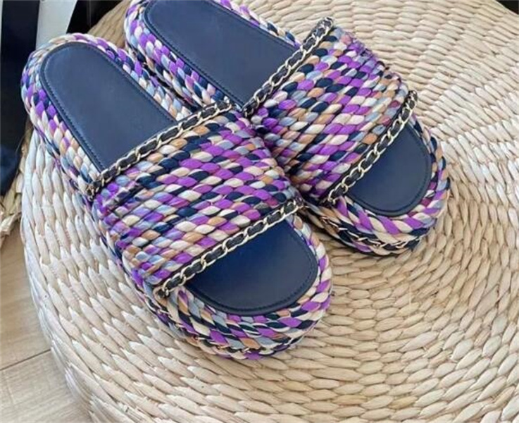 2024 Sandals Slingback Platform Jelly Sandals Walker Chunky Slippers Shoes for Women Fisherman-image-946176786