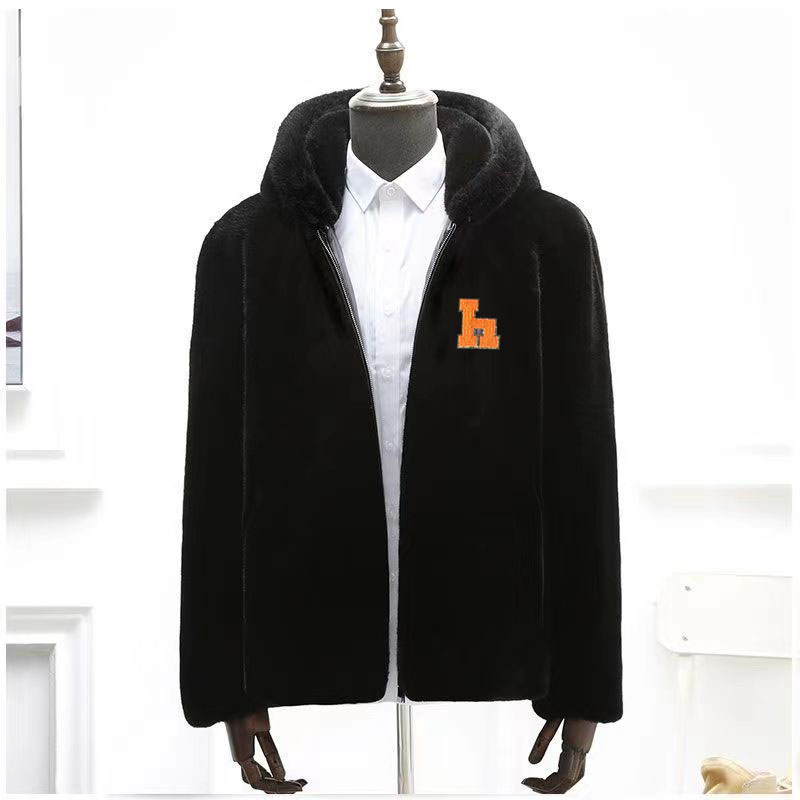 Man Jacket Down Parkas Coats Puffy Wool Jackets Berber Fleece Winter Coat Seater Hooded Outwears Tops Windbreaker Asian Size S-5XL-image-880388120