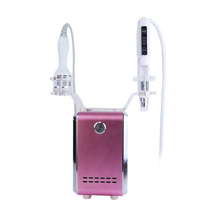2026 Newest Mesotherapy Gun Needleless Water Jet Skin Moisturizing Firmness Increase For Anti-Aging 2 Handles Cold Hammer Beauty Salo