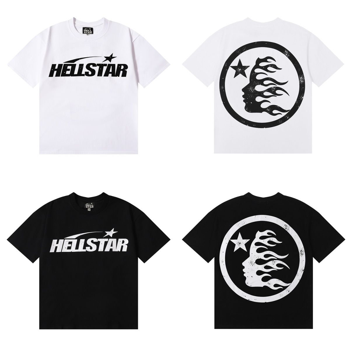 Hommes Designer T Hellstar Chemise Graphique Tee Hip Hop Summer Fashion Tees Femmes Designers Tops Coton T-shirts Polos À Manches Courtes Haute Qualité Hellstars Vêtements