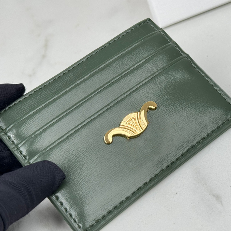 Designer purse Leather wallets mini wallet genuine leather Card Holder coin purse women wallet card holder Key Ring Credit Luxury designer Small-image-946540174