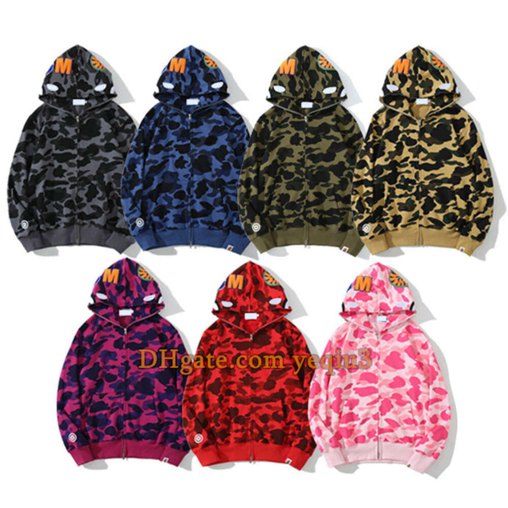 Mens hoodies Camouflage hoodie zip jacket designer hoodie sweater hoodies women sportswear sweatshirt streetwear Asian size Unisex pullover Full-image-946561770