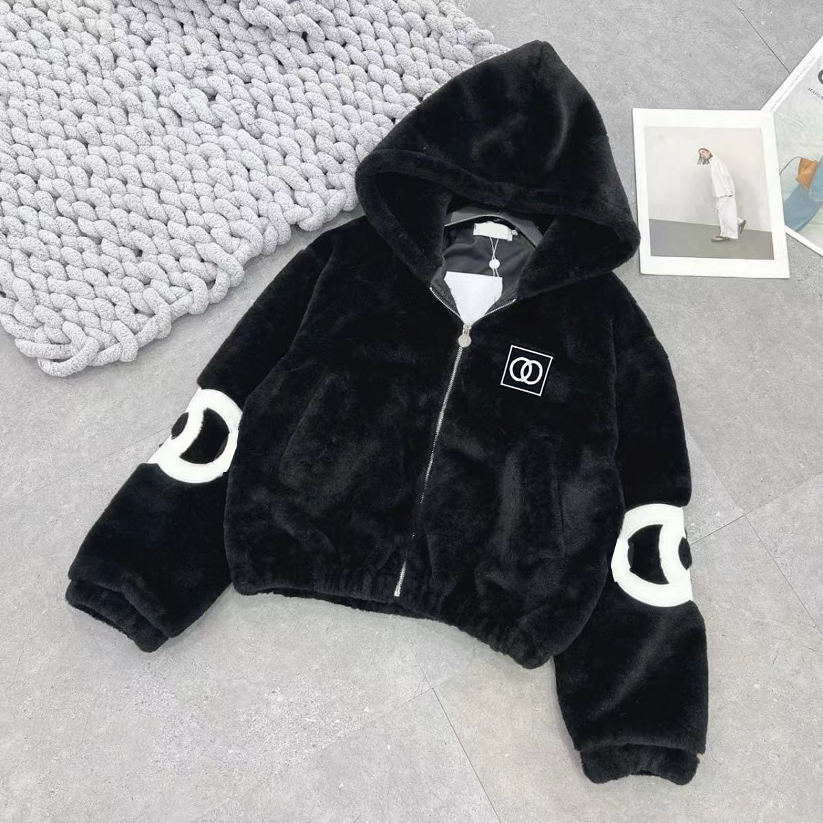 Womens Fur Faux Fur Jackets Wool Woman Down Coats Sweater Jacket Warm Thick Windbreaker For Lady Outwears Top Asian Size S-L-image-790751714