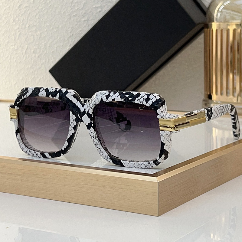 Designer Fashion SERPENTI Sunglasses MOD607 Acetate Fiber Metal Snake Skin Strong Wrapped Sunshades Summer Trendy Style Luxury Sunglasses for Men-image-984000646