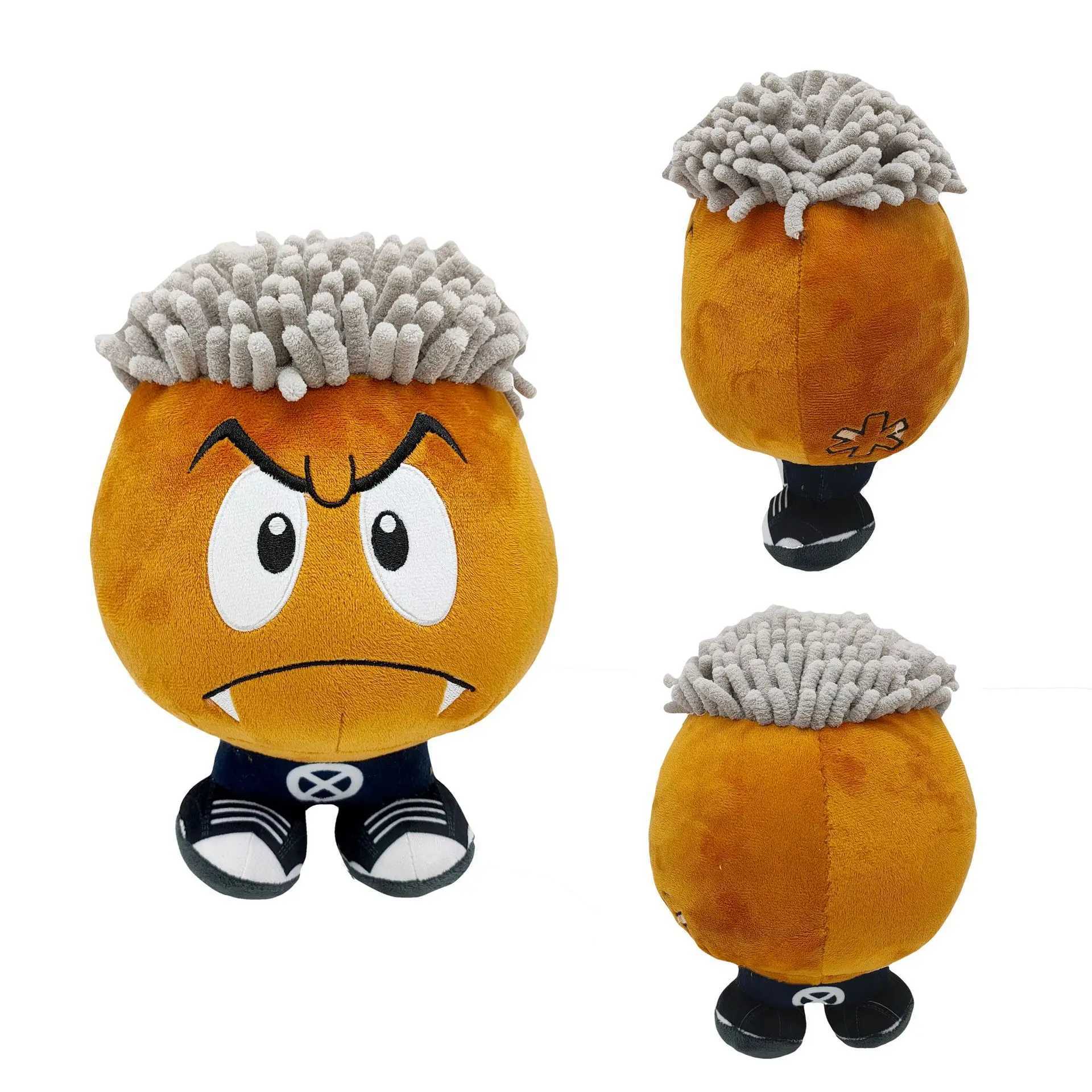 Stuffed Plush Animals Ken Carson Goomba Plush Peripheral Plush Childrens Toy Kenny Doll Wearing Wig Birthday Gift Filling Soft Toy L260207-image-984241009