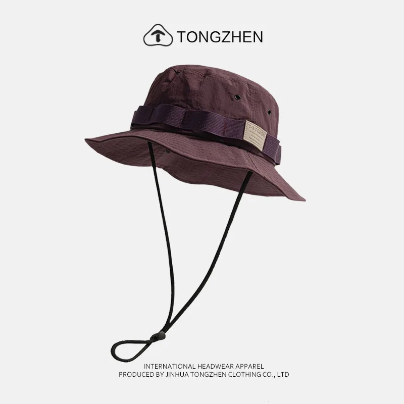 Spring Summer Outdoor Quick-drying Fisherman Hat Women Korean Fashion Men Camping Basin Hat Hiking Mountaineering Bucket Hat 240601