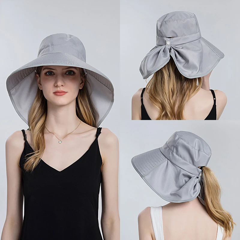 K200 Hats for women fisherman hat outdoor Barna hat fashion big brim shawl sun hat spring and summer ladies bucket hat 240601