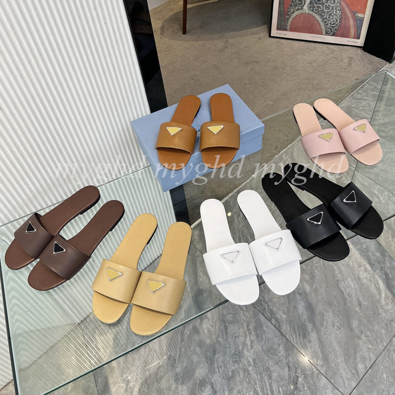 Premium Quality Women Flat Slippers Size EUR 35-43 Classic Style Fashion Slipper 27690-image-984352723