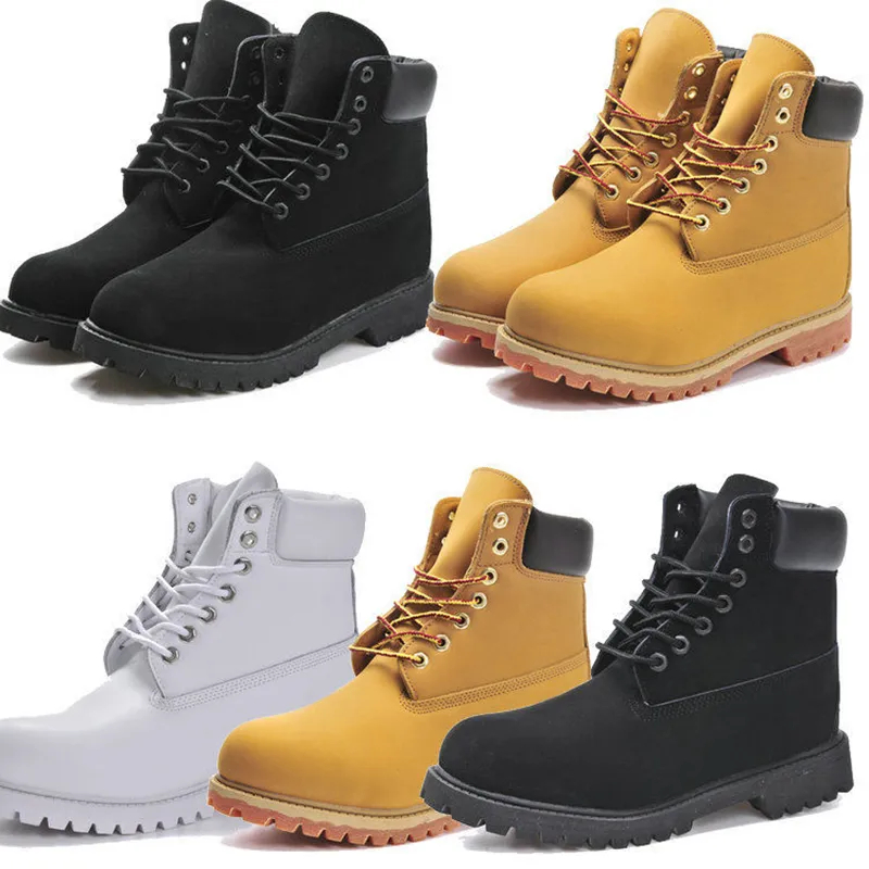 Designer Timberlann luxury Boots Boots Shoes Men Boots Waterproof Ankle Classic Martin Shoe Cowboy Yellow Red Blue Black Pink Hiking Motorcycle Boot
