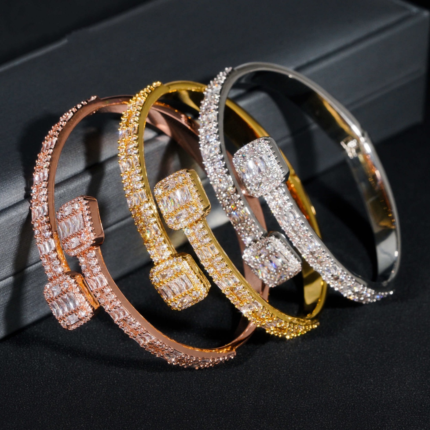 Bangle designer vvs moissanite bracelet fashion jewelry iced out popular bracelets bangles real sier gifts for men and women nice AA