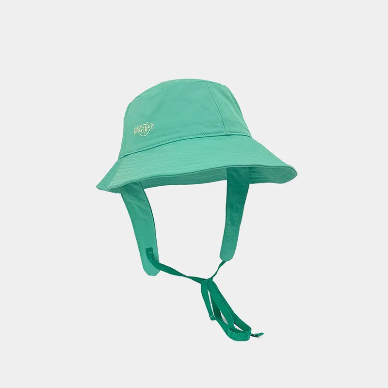 Japanese Cute Lace-up Womens Caps Spring and Summer Outdoor Sunshade Korean Versatile Wide-brimmed Bucket Hats 240601