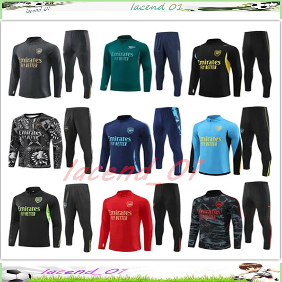 23 24 ARsen tracksuit soccer jacket PEPE SAKA ODEGAARD THOMAS TIERNEY SMITH ROWE 2023 2024 Gunners training suit Transport Men Kids kit Surveteme-image-888171006