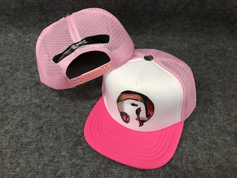 Designer CH Casquette Letters Embroidered Pink Trucker Cap Fashion Street Hip Hop Baseball Hat Casual Cap-image-984262517