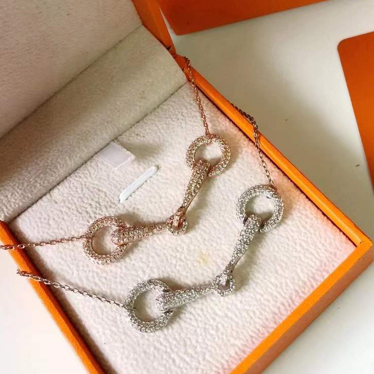 necklace for women designer diamond 925 silver Gold plated 18K T0P highest counter Advanced Materials fashion European size exquisite gift with b-image-984592613