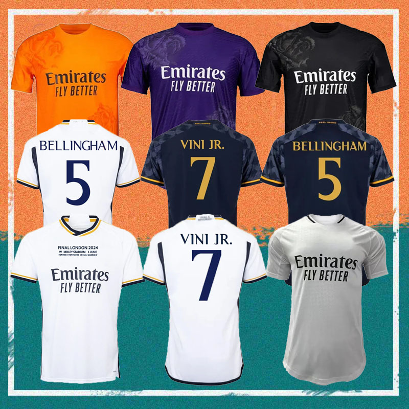 23/24/25 CAMAVINGA BELLINGHAM soccer Jerseys 2024 VINI JR RODRYGO RUDIGER MODRIC KROOS TCHOUAMENI VALVERDE ARDA GULER kids kit REAL MADRIDS Football shirt uniforms 