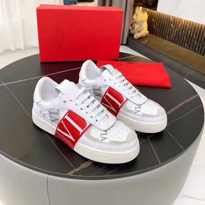 Vs designer sports shoes men shoes women shoes fashion low-cut calf leather shoes flat sports skateboard shoes breathable and comfortable leisure-image-984559276