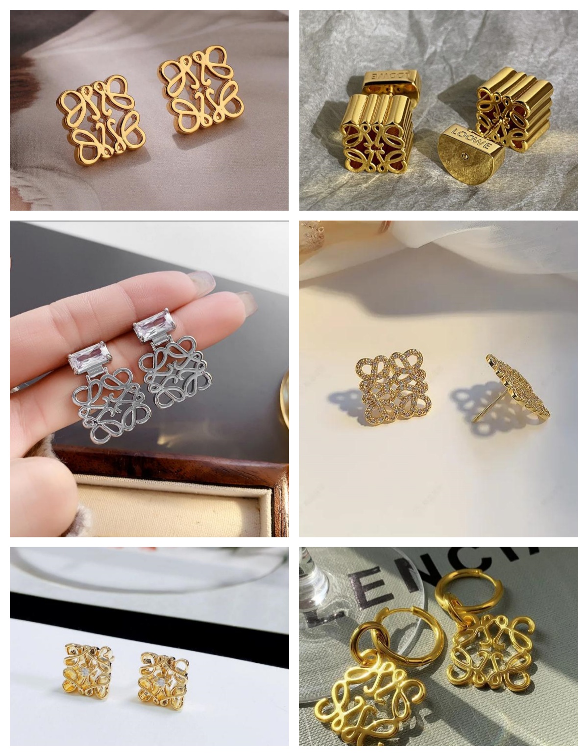Simple personality Brand Designer 18K Gold Plated Inlaid with zirconium Classic Geometric Stud Earrings For Women Wedding Jewelry Chirstmas Gift-image-984578377