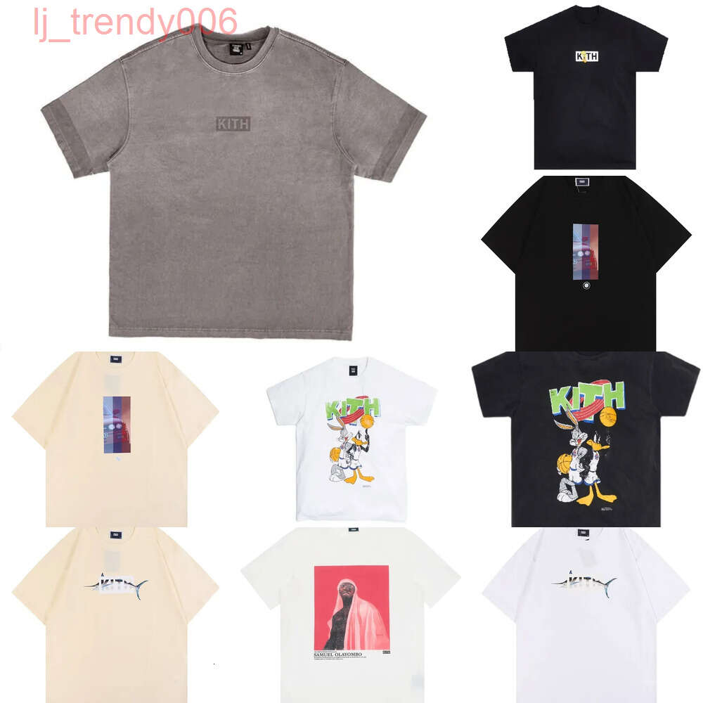 Mens designer tshirt Kith t shirt streetwear Rap Hip Hop Tokyo Shibuya Retro Street Fashion Brand Short Sleeve Letters Printing vintage fashion t-image-985110129