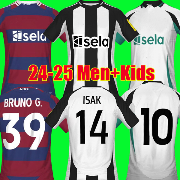 newcaste 24 25 TONALI BRUNO G. Newcastle Soccer Jerseys ISAK WILSON JOELINTON TRIPPIER GORDON BURN NUFC 2024 2025 Football Shirt MURPHY UnITeDS Men Kids kit newcaslte 