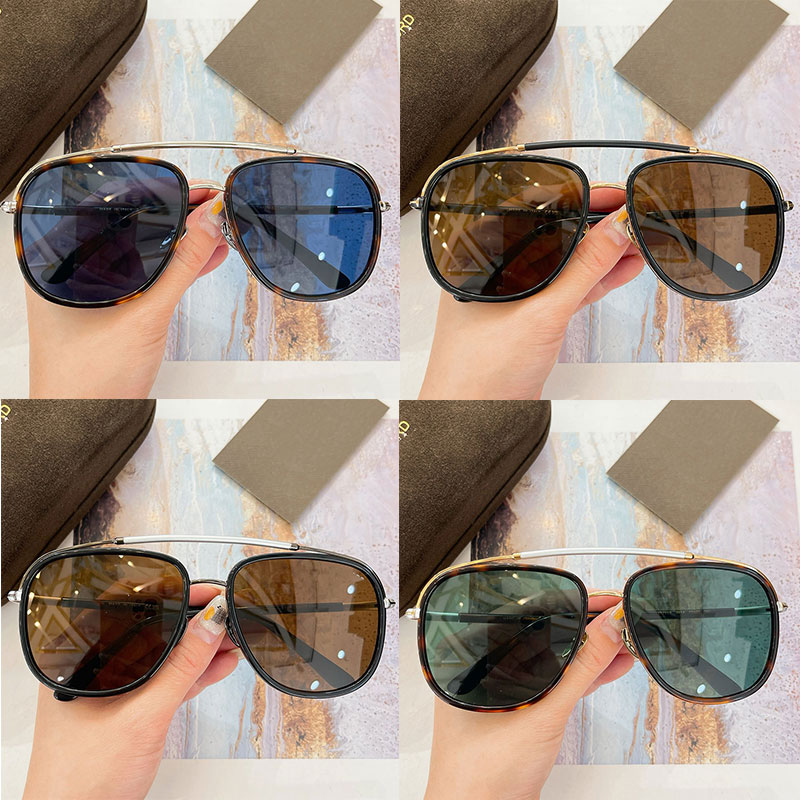 Mens Luxury Designer Sunglasses TF755 Womens Cool Anti UV Retro Sunglasses Mens Square Sunglasses Large Square Frame Glasses Top Quality Glasses-image-984994758