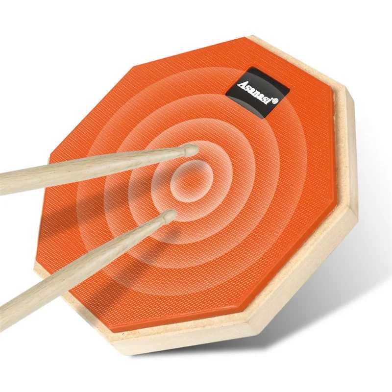 Noisemaker Toys Other Beauty Equipment 8-inch rubber wood mute bell drum practice training pad percussion instrument accessory WX5.309FWO64-image-985041714