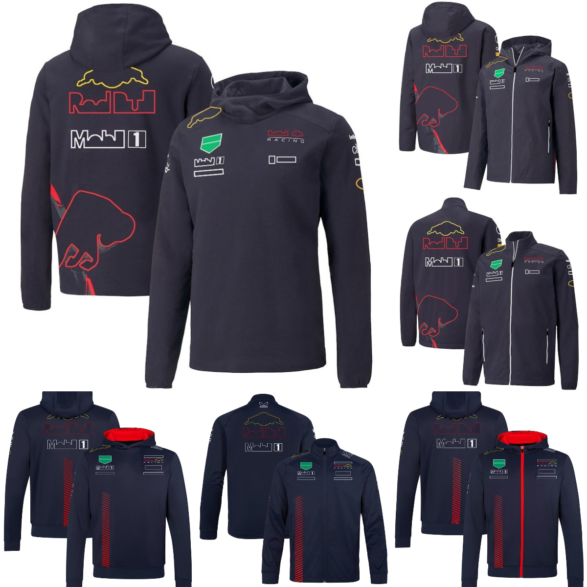 F1 2022-2023 Season Hoodie Jacket Formula 1 Team Driver Hoodie Racing Fans Zip Up Hoodie Hooded Sweatshirt Men&#039;s Sports Jacket-image-985060688