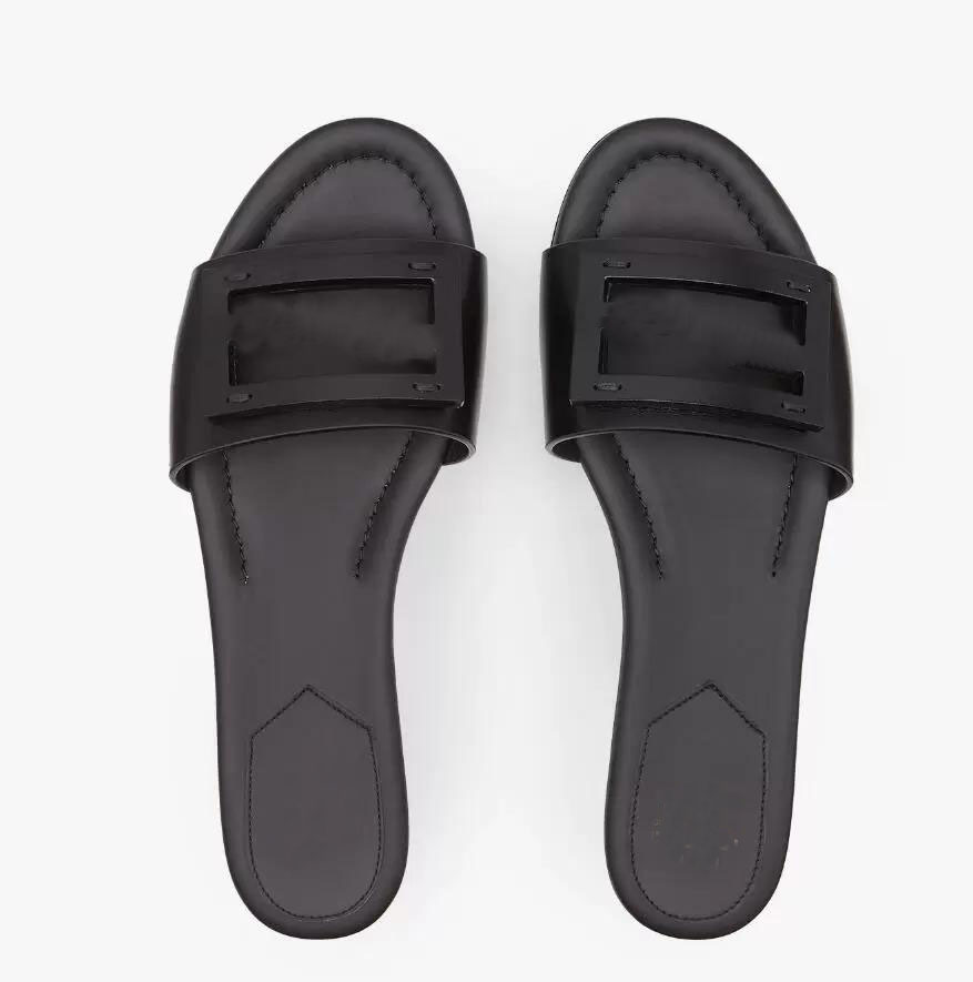 Top brun d'été parfait Sandales en velours ffzucca pour femmes pantoufles plates glissade sur chaussures plates sandales ouverts designers de lux