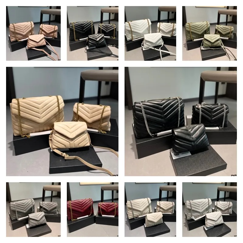 High quality 3 sizes luxury gold silver chain bag cross body designer women bag purses quilted lattice chains flap handbag crossbody shoulder bag-image-985044930