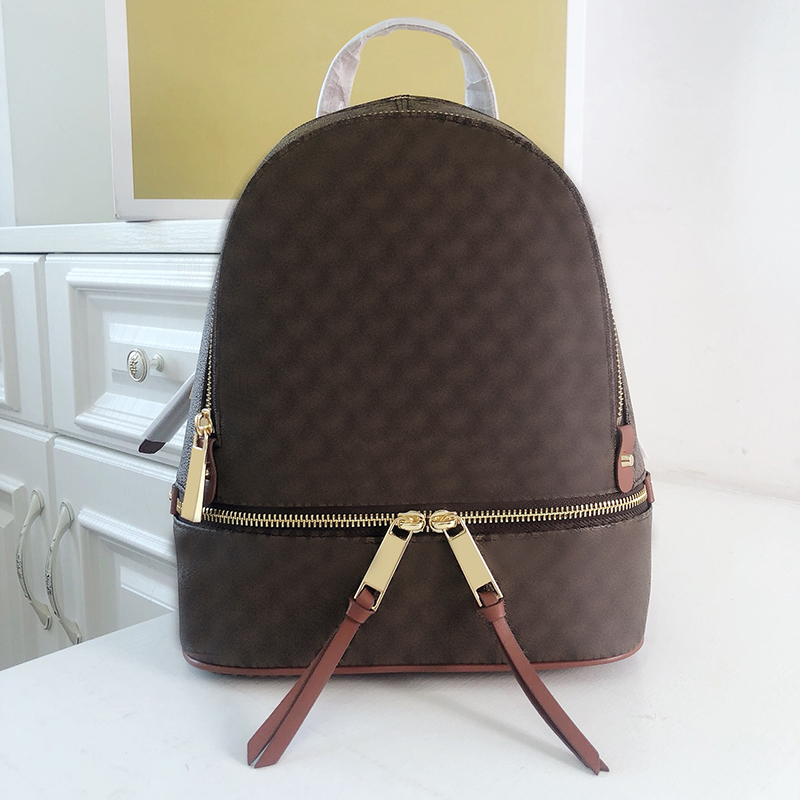 New high quality designer backpack Khor luxury designers backpacks women travel m book k fashion print flower leather schoolbag mkors bag luxury-image-985159562