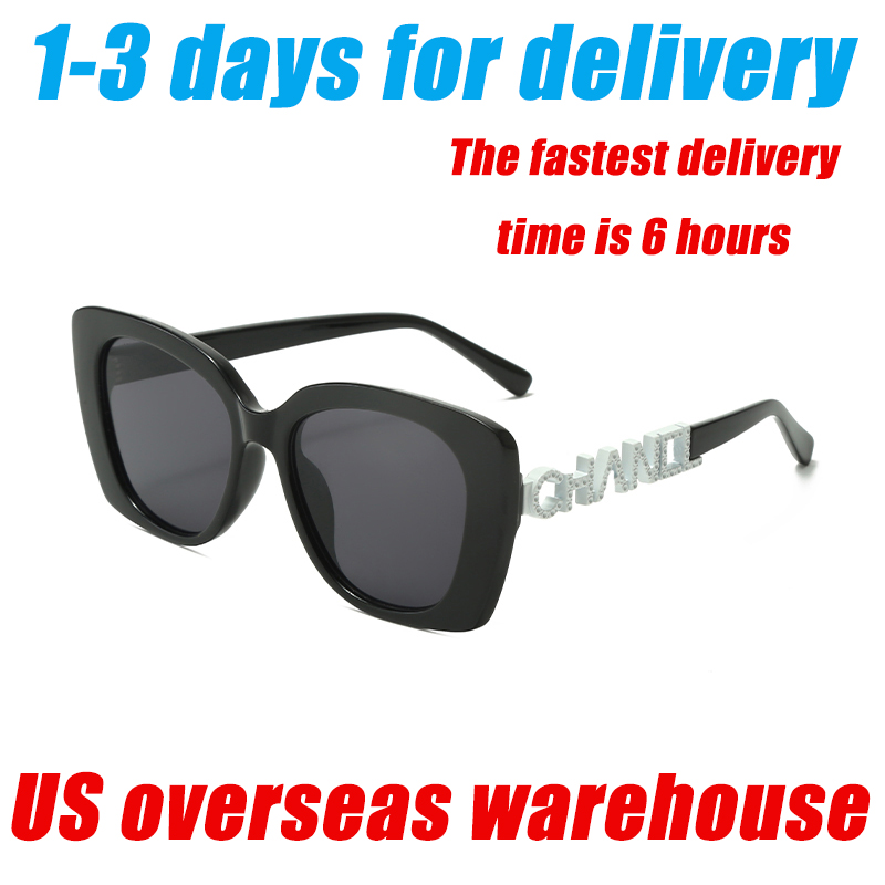 Designer sunglasses letter Side sunglasses for women Luxury Letter mirror leg Beach shading UV protection polarized glasses gift with box 
