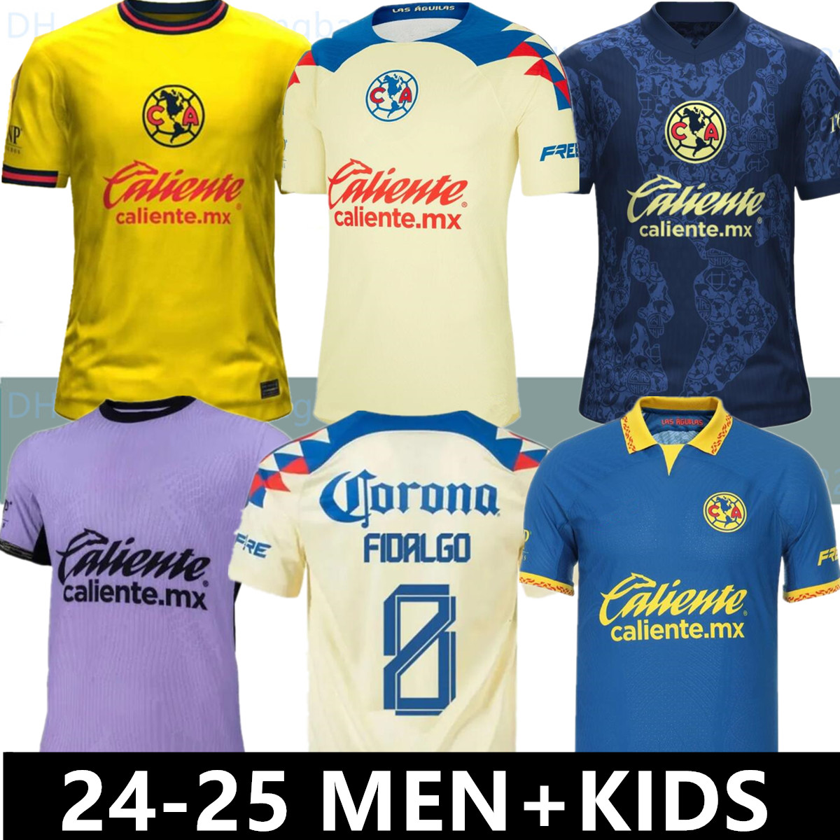 size S-4XL 2023 2024 2025 Liga MX Club America Soccer Jerseys R.MARTiNEZ GIOVANI home away 3rd training vest 24 25 football men and women shirt fans player 