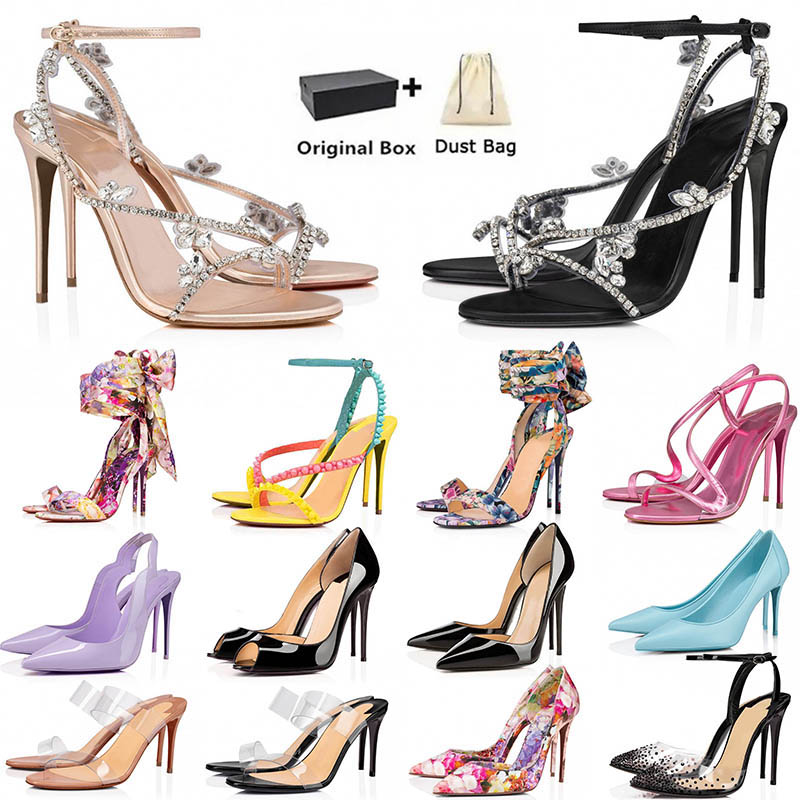 Designer pompes talons hauts chaussures habillées donc kate marque stileletto peep-ongles pointes pointes slingback talon luxe bottom botto botto