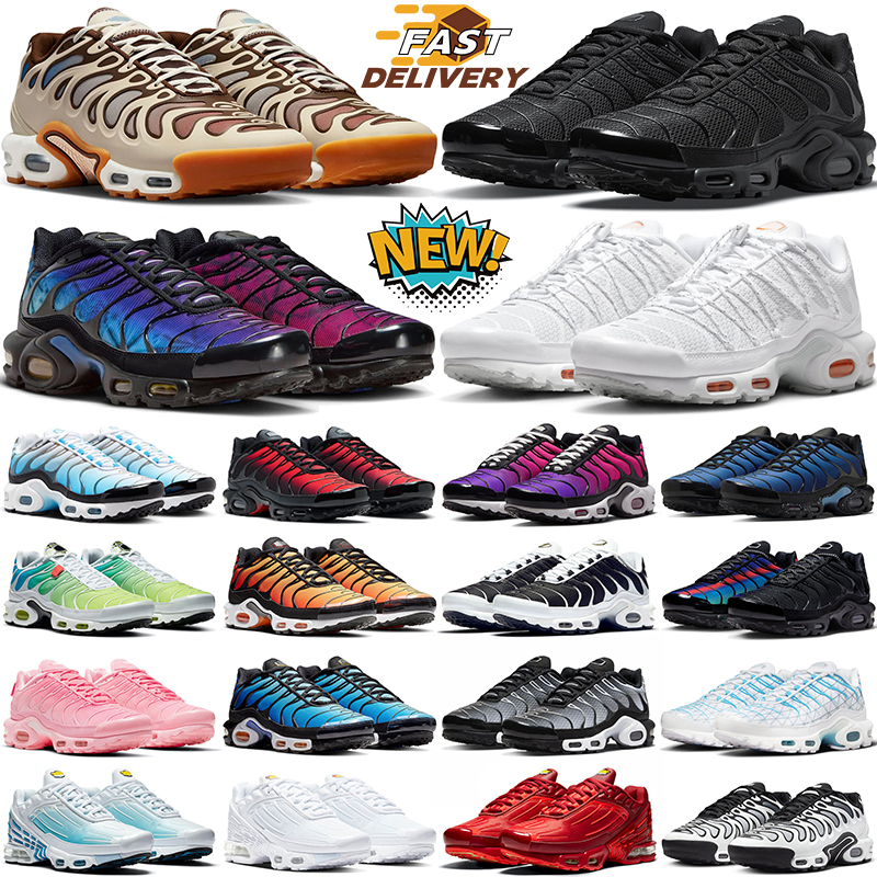 tn terrascape plus 3 running shoes Tn Plus mens women triple white black Laser Blue Volt Glow Oreo womens Breathable tns sneakers trainers outdoor sports EUR 36-46 