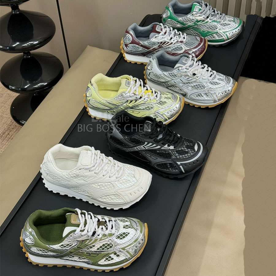 platform lace-up mesh sneakers casual Running shoes man women Tennis shoes luxury Designer shoes men's Light Sports Trainers Round toe Light