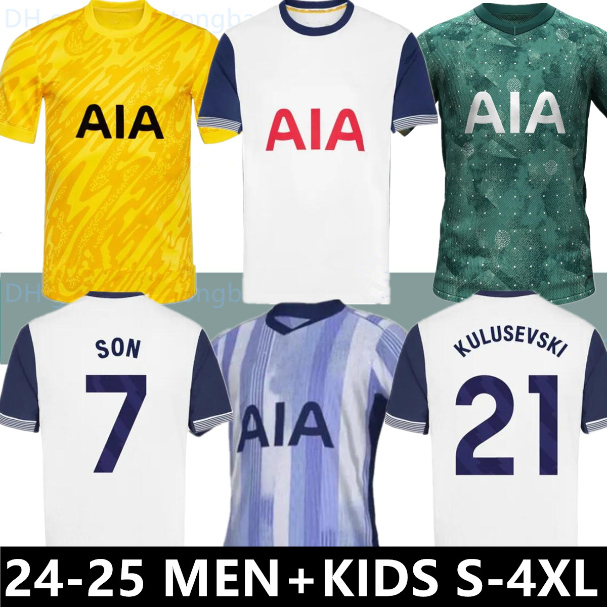 23 24 25 SON MADDISON Soccer Jersey 2024 2025 RICHARLISON Football shirt PERISIC LENGLET ROMERO KULUSEVSKI BENTANCUR RICHARLISON KANE VICARIO players MEN kids 4XL 