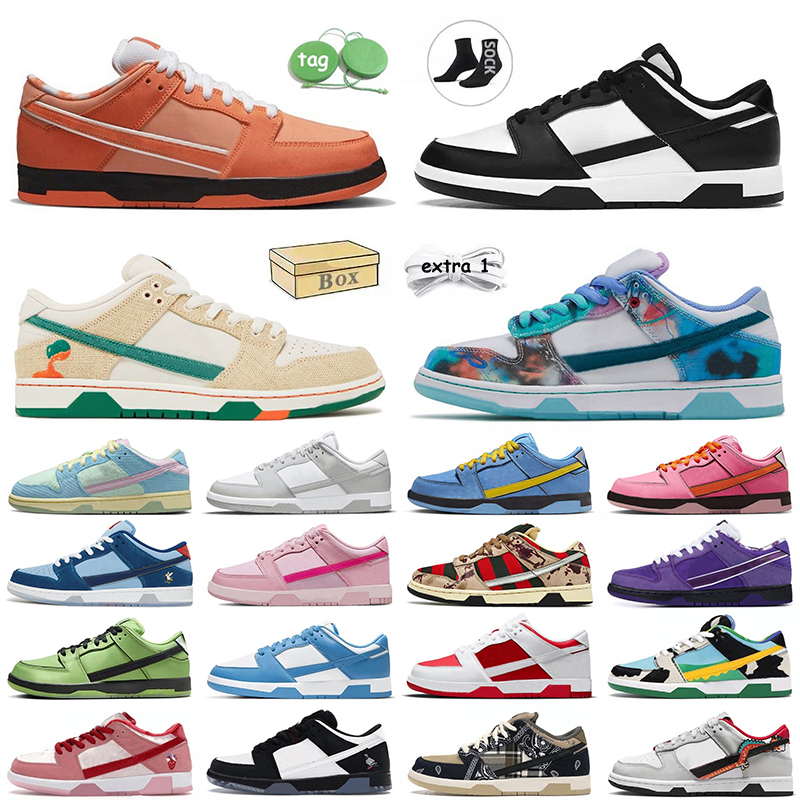 Concepts Purple Orange Designer Casual Shoes Jarritos Freddy Krueger With Box Women Men Size 48 Panda Low Black White UNC University Red Platform Sneakers Trainers 