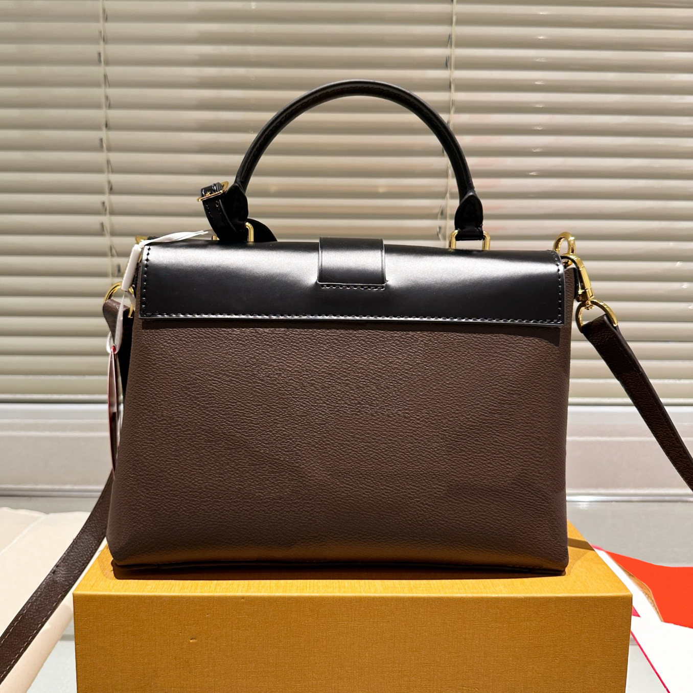 New luxury bag crossbody bag designer bag women multifunctional Shoulder bag handbags womens Fashion classic brown flower Genuine Leather handbag wi