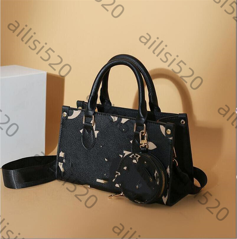ON THE GO WOMEN FASHION luxurys designers bags Embossing Monogramiess genuine leather Handbag messenger crossbody shoulder Totes bags o5912g-image-985168286
