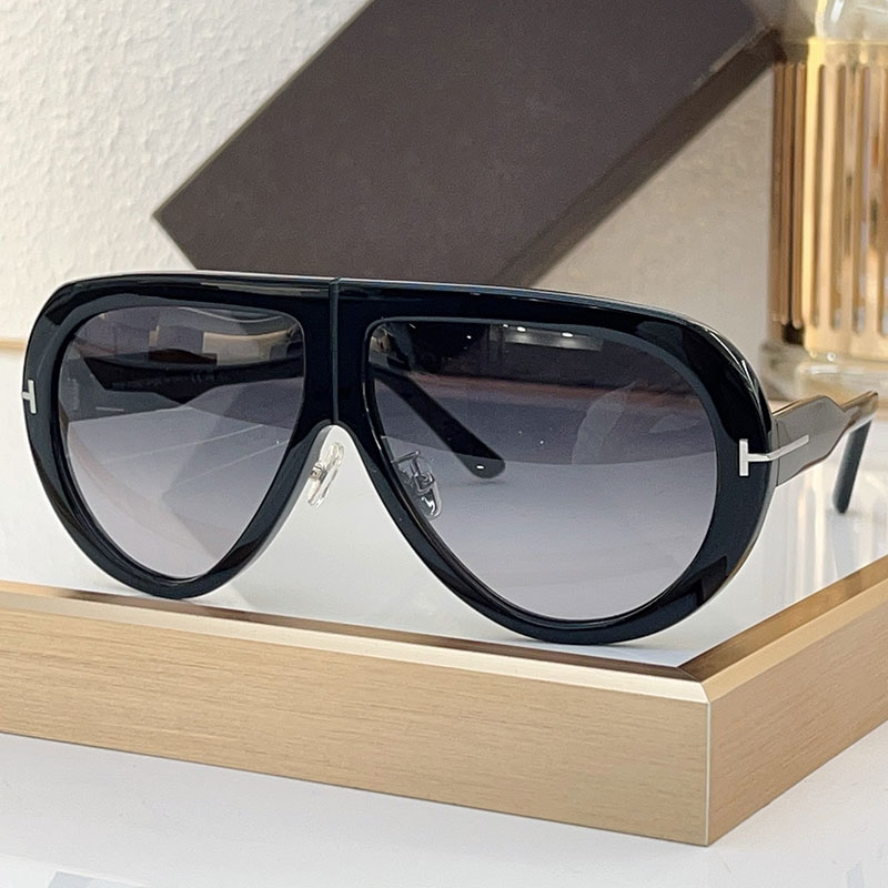 Classic Luxury Mens Designer Sunglasses tf0836 Top Quality Fashionable Womens Designer Acetate Fiber Square Pop Frame UV400 Outdoor Tourism Sunglass