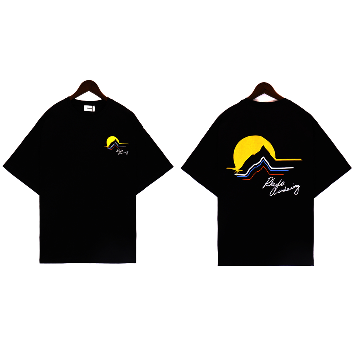 2024 RHU Miss designer t TSHIRT Fashion Clothing designer mens tshirt mens tshirts Unisex Short Sleeve Size S-XL-image-985496557
