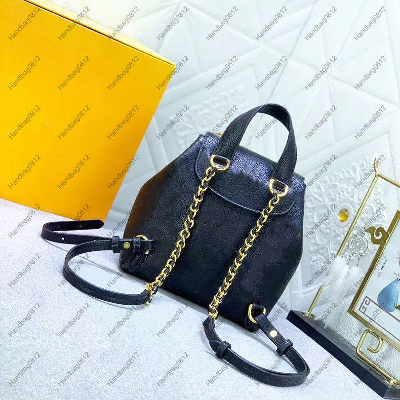 designer backpack womens chain luxury shoulder bag M47074 Handbags Exterior Bag Pockets with Metal chain Straps Large Capacity SchoolBag-image-986152672