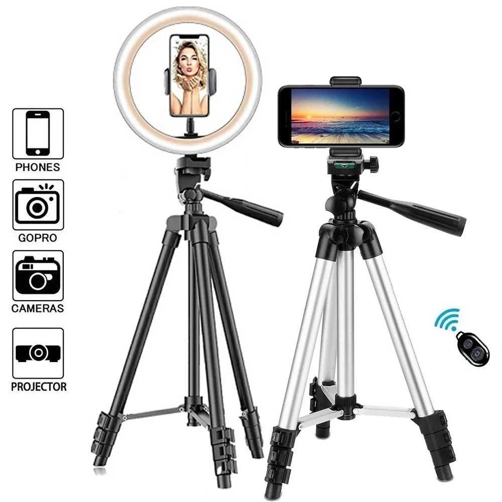 Tripods 26cm Photo Ringlight Led Selfie Ring Light Phone Remote Lamp Photography Lighting With Tripod Stand Holder for Youtube Video 246052-image-985971415