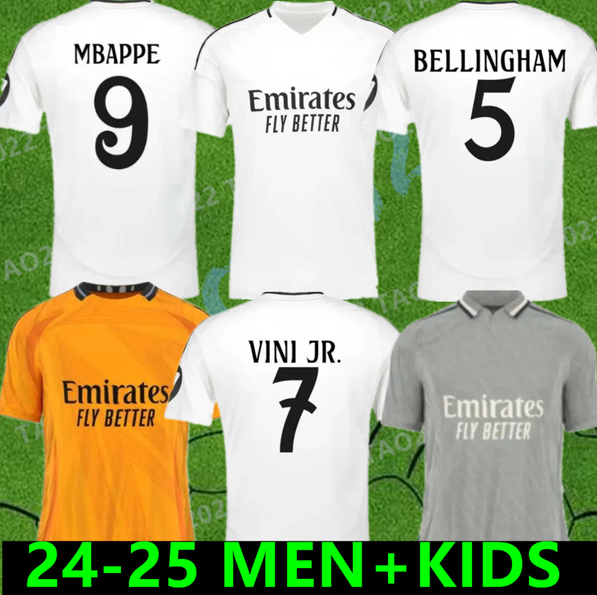 24 25 BELLINGHAM VINI JR soccer jerseys MBAPPE Tchouameni 2023 2024 football shirt Real Madrids CAMAVINGA Rodrygo MODRIC ARDA GULER men kids kit uniforms player 4XL 