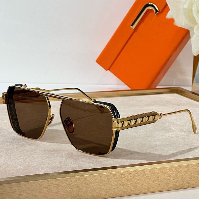 Trendy Mens Glasses 155F Brand Designer Mens Sunglasses Womens Sunglasses Punk Style Popular Design Craft Thickened Sunglasses Top Quality Box-image-985870979