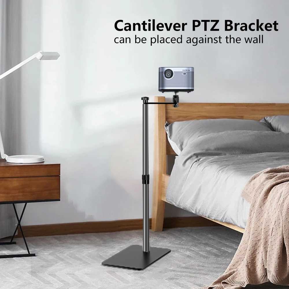 Tripods Projector Brack Floor Support Stand Metal Holder Multi-angle Adjustable 360 Rotating Projector Bracket for Film Video Projector 246052-image-985988819