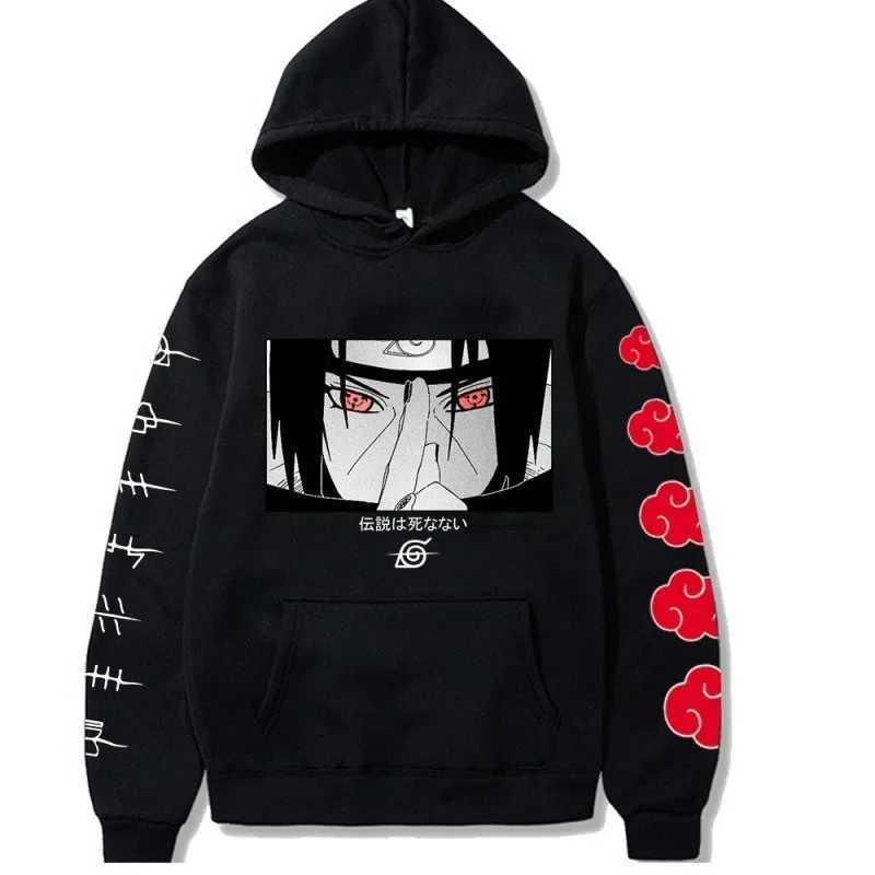 Sweats à capuche pour femmes Sweatshirts Naruto Uchiha Itachi Anime imprimé jeunesse décontracté ample Plus danse pull à capuche Y240605YDYJ