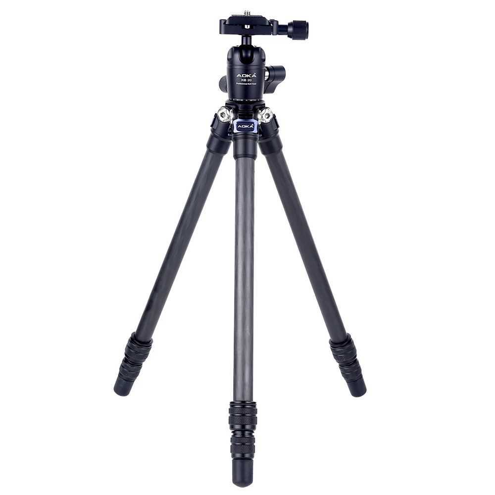 Tripods AOKA CMP163CL 578g Max Loading 2.5kgs Professional Fashional Outdoor Travel Lightweight Mini Carbon Fiber Tripod for Camera 246052-image-986001166