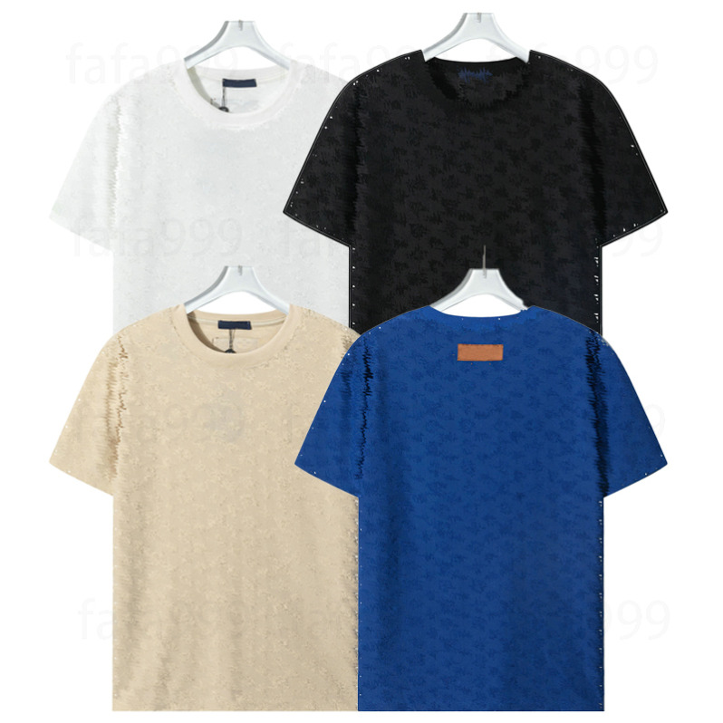 2022 Summer paris Mens T-Shirts designer tee luxury flocking letter tshirt t shirt Classic fashion green womens short Sleeve casual cotton t-shirt tops 